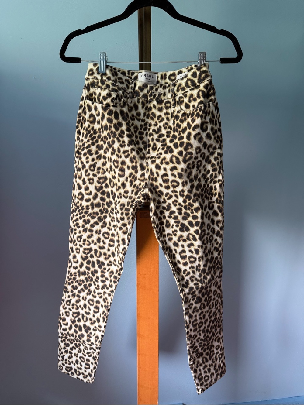Frame Denim Kids Leopard Print Leggings - Beige & Black